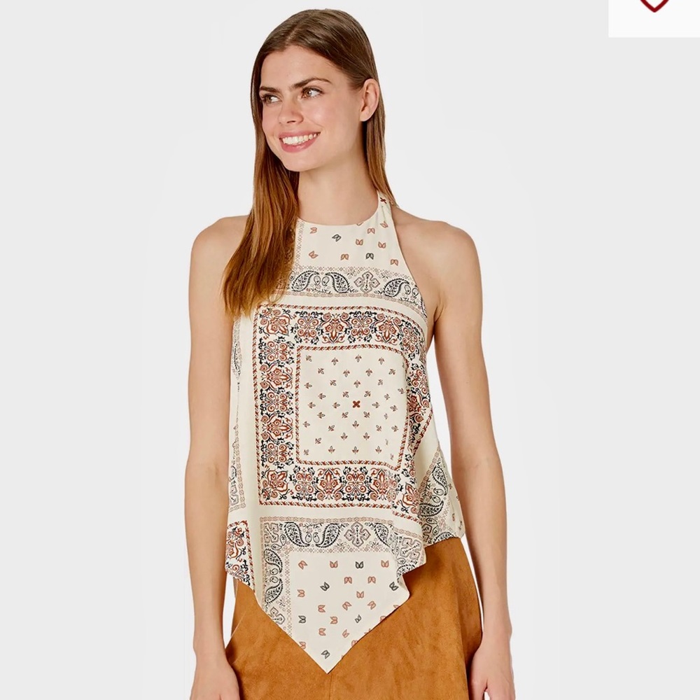 Bishop + Young Spencer Bandana Halter Top